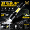 USB Rechargeable LED Flashlight