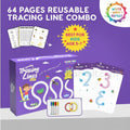 Reusable Tracing Book With 64 Pages - Perfect for early learning & imagination!