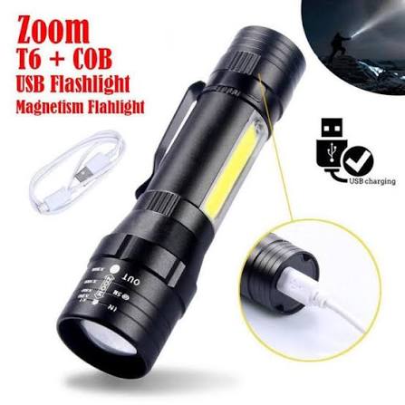 USB Rechargeable LED Flashlight