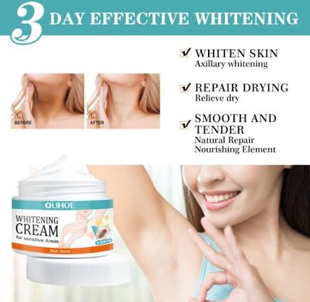 Whitening Cream for Sensitive Areas – Product